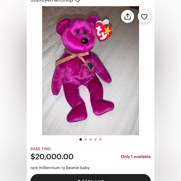 Beanie Baby “The Beanie Babies Collection” (MILLENNIUM) - Picture 3 of 3